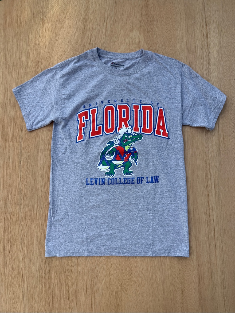 University of Florida Levin College of Law Gray T-Shirt Women’s Small UF Gators
